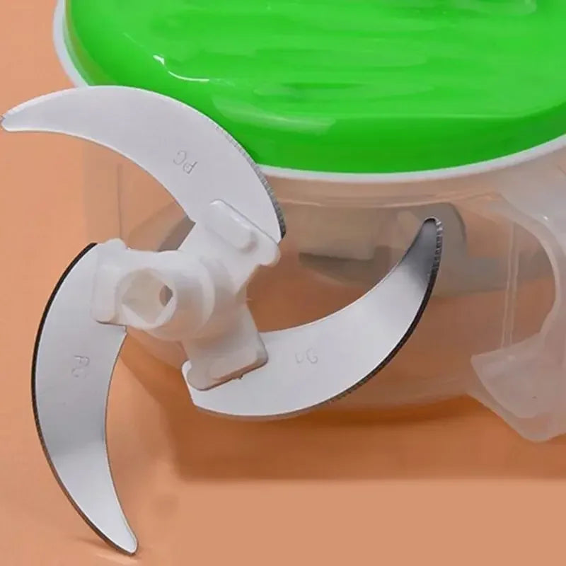 Multi-function Manual Food Processor, Meat Grinder, Mincer, Vegetable Chopper, Shredder Cutter, Garlic Mixer, Blenderd Chopper