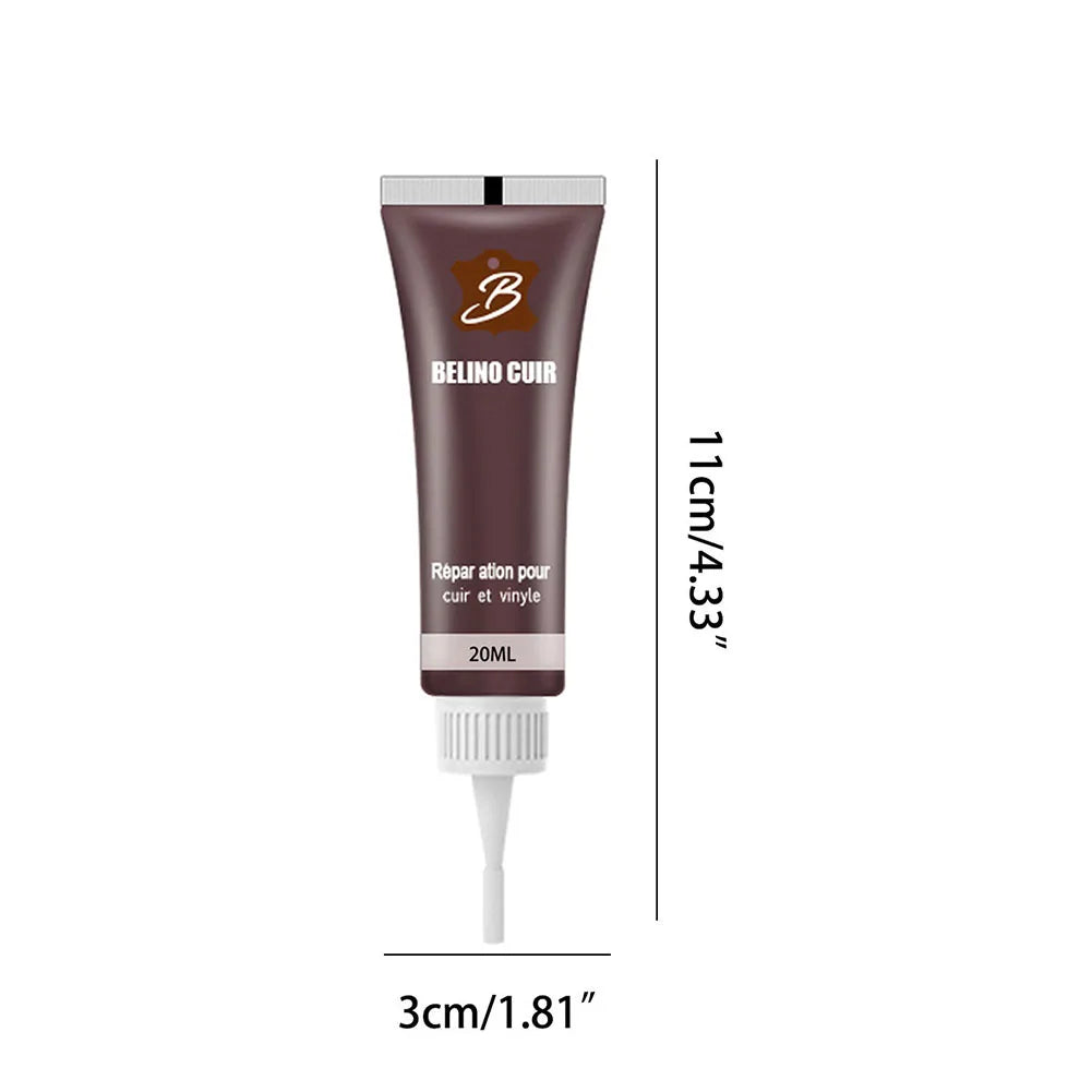 60/20ml Leather Filling Paste Natural Leather Filler Repair Compound Leather Restoration Cream For Tears Crack Burns Holes Fille