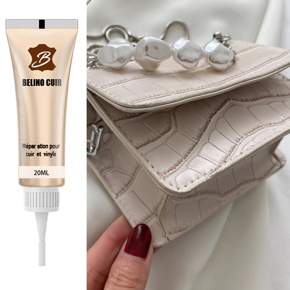 60/20ml Leather Filling Paste Natural Leather Filler Repair Compound Leather Restoration Cream For Tears Crack Burns Holes Fille