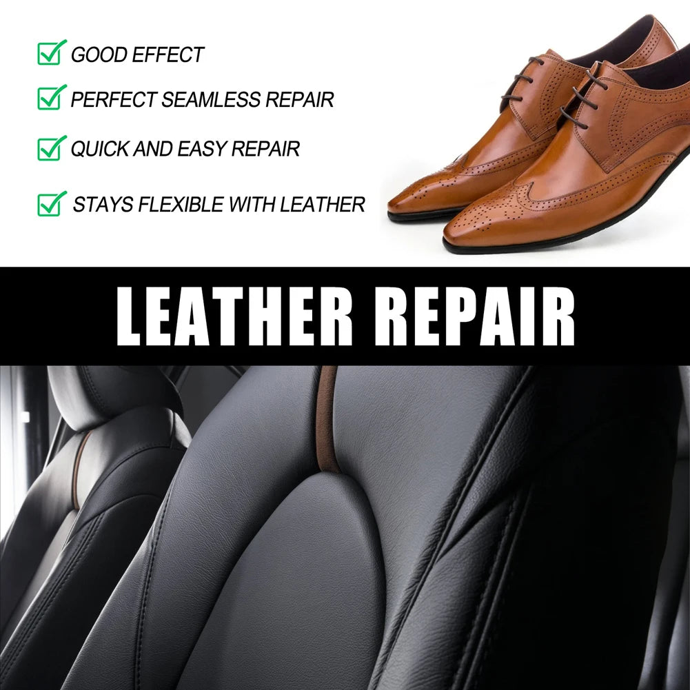 60/20ml Leather Filling Paste Natural Leather Filler Repair Compound Leather Restoration Cream For Tears Crack Burns Holes Fille