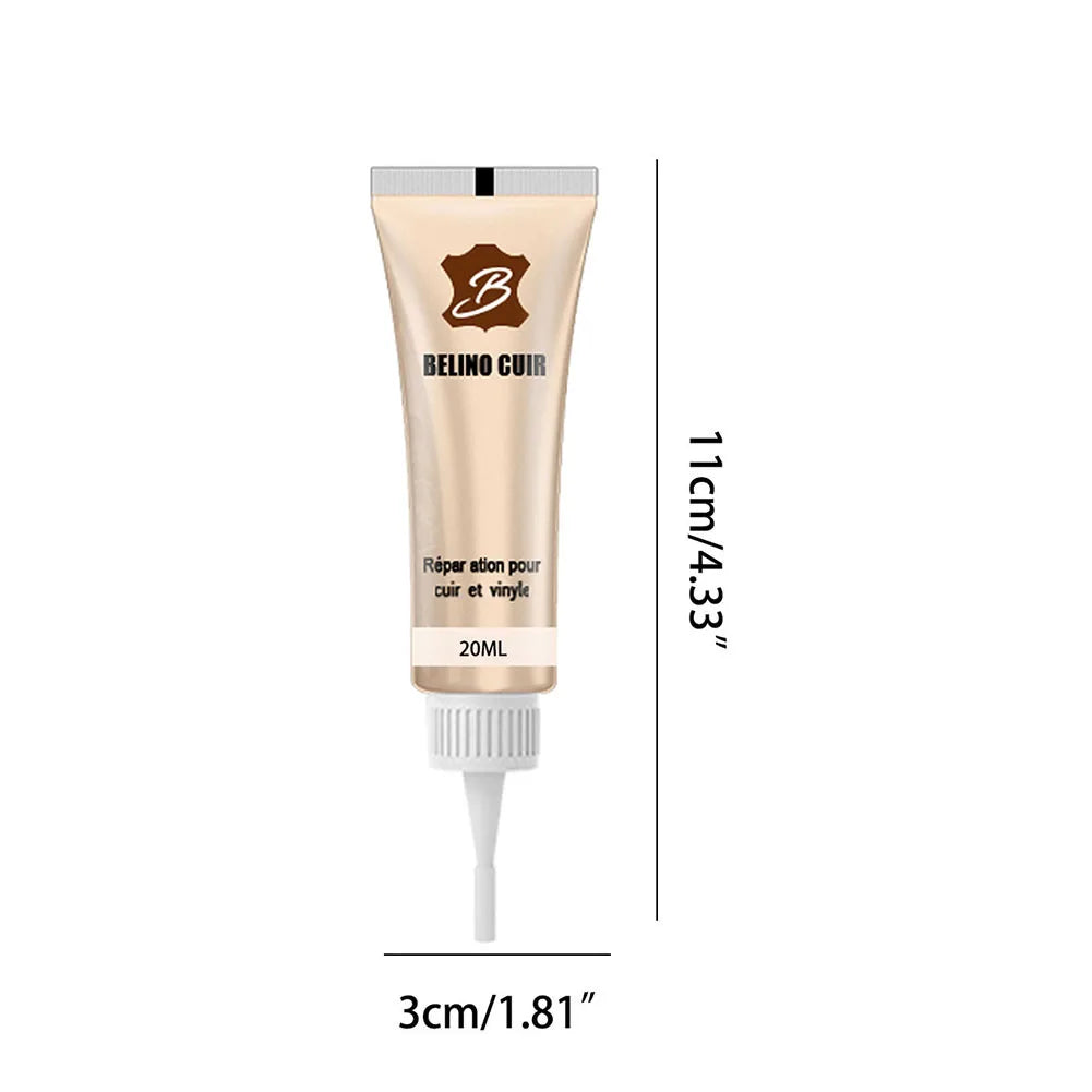 60/20ml Leather Filling Paste Natural Leather Filler Repair Compound Leather Restoration Cream For Tears Crack Burns Holes Fille