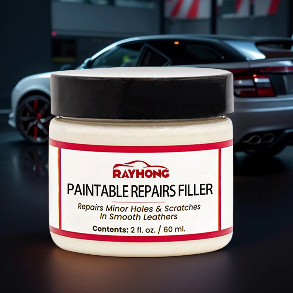 60/20ml Leather Filling Paste Natural Leather Filler Repair Compound Leather Restoration Cream For Tears Crack Burns Holes Fille