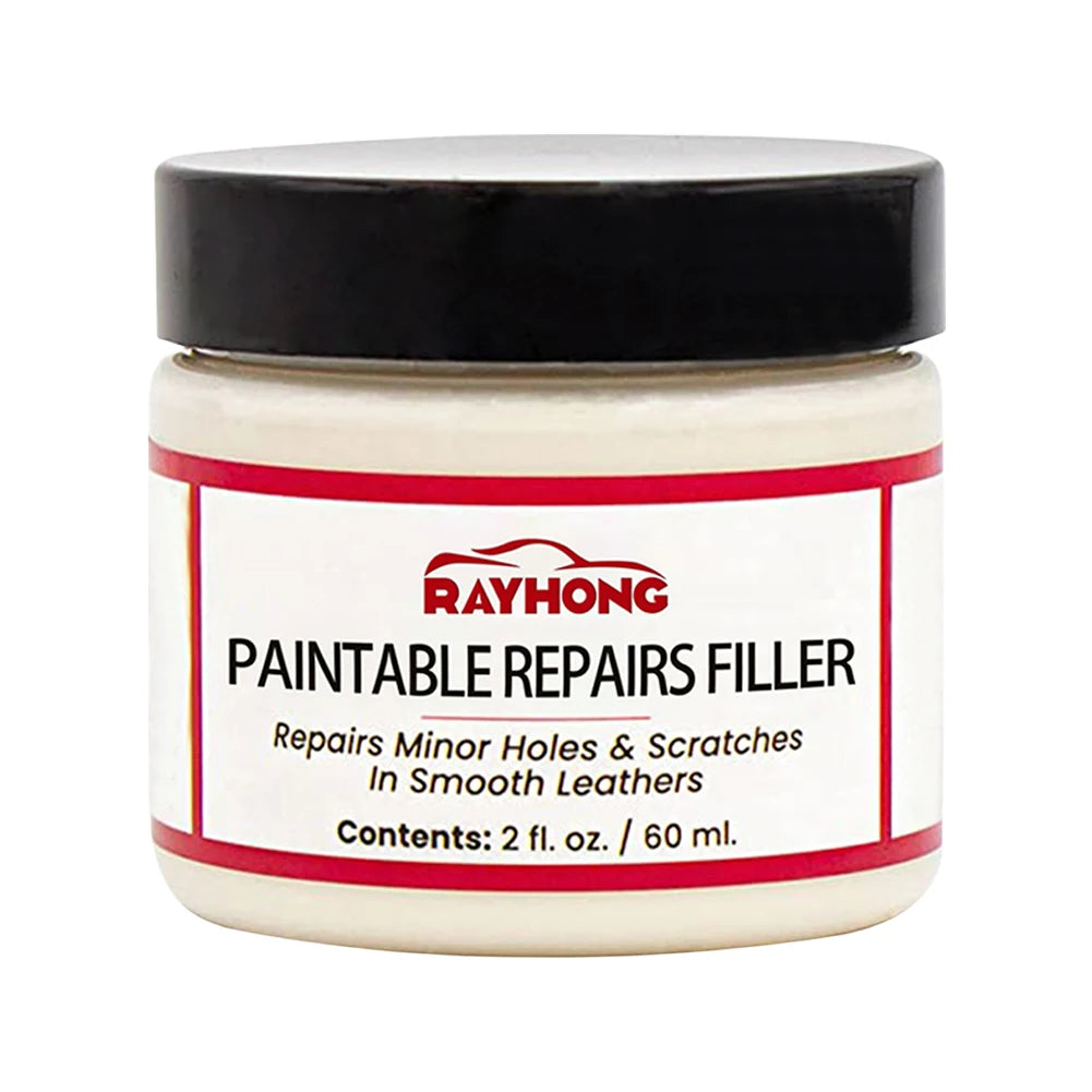 60/20ml Leather Filling Paste Natural Leather Filler Repair Compound Leather Restoration Cream For Tears Crack Burns Holes Fille