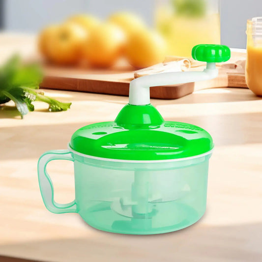 Manual Food Processor Multifunctional Meat Mixer Blender Practical Hand Power Food Chopper for Meat Salad Nuts Lettuce Puree