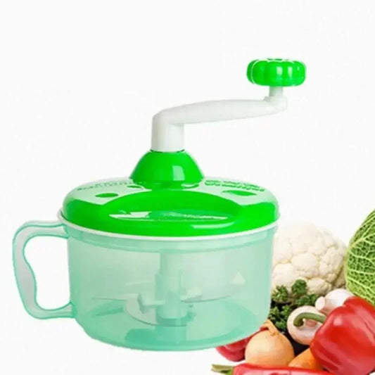 Multi-function Manual Food Processor, Meat Grinder, Mincer, Vegetable Chopper, Shredder Cutter, Garlic Mixer, Blenderd Chopper