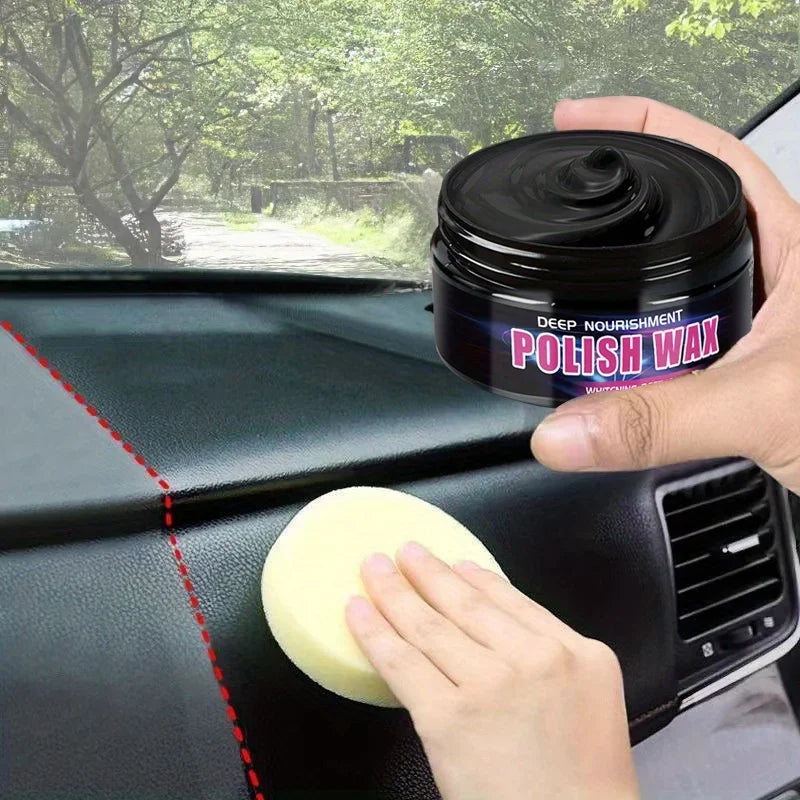 Universal Leather and Plastic Repair Polishing Wax - Automotive interior reconditioning cream