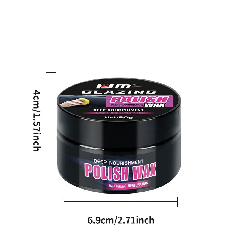 Universal Leather and Plastic Repair Polishing Wax - Automotive interior reconditioning cream