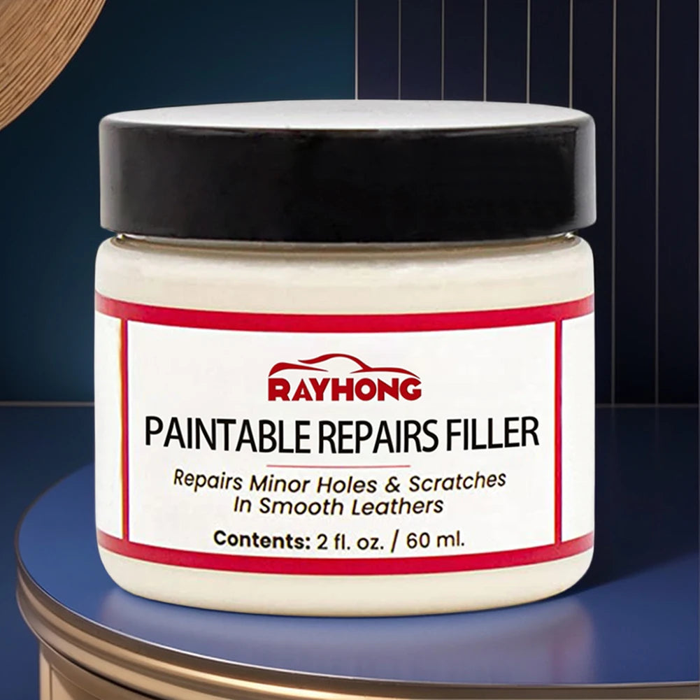60/20ml Leather Filling Paste Natural Leather Filler Repair Compound Leather Restoration Cream For Tears Crack Burns Holes Fille